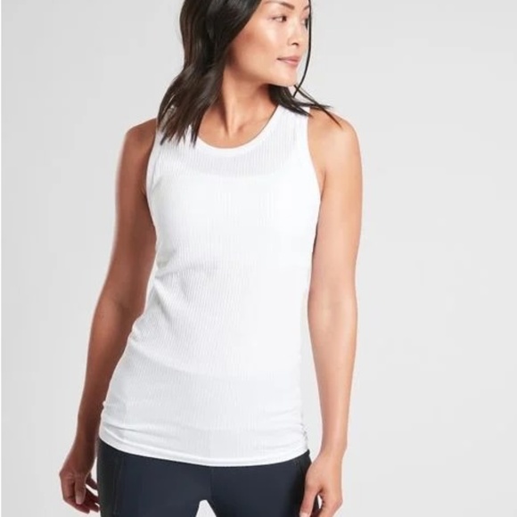 Athleta Tops - Athleta Renew CYA Length Tank in White S